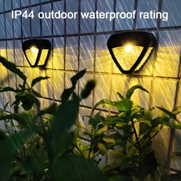 IP65 Waterproof Staircase Night Light Path Stair  Fence Wall Landscape Lamp LED Solar Lights Outdoor Garden