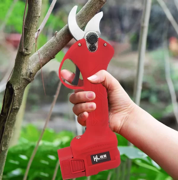 HENGLAI 16V  Battery Powered Branch Cutter Cordless Electric Pruning Shears With Rechargeable Lithium Battery - Image 2