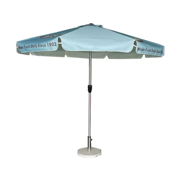 2.7m Hand Cranked Sunshade Parasol Patio Umbrella for Garden Furniture Beach Sun Umbrella - Image 5