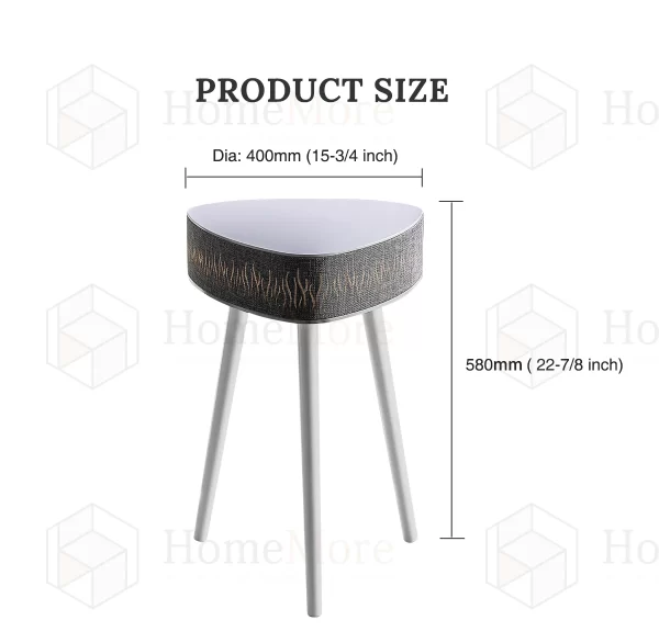 Modern Simple Multifunctional Wireless Charger Speaker Smart Coffee Table 360 Audio Tea Table Side Table Living Room Furniture - Image 4