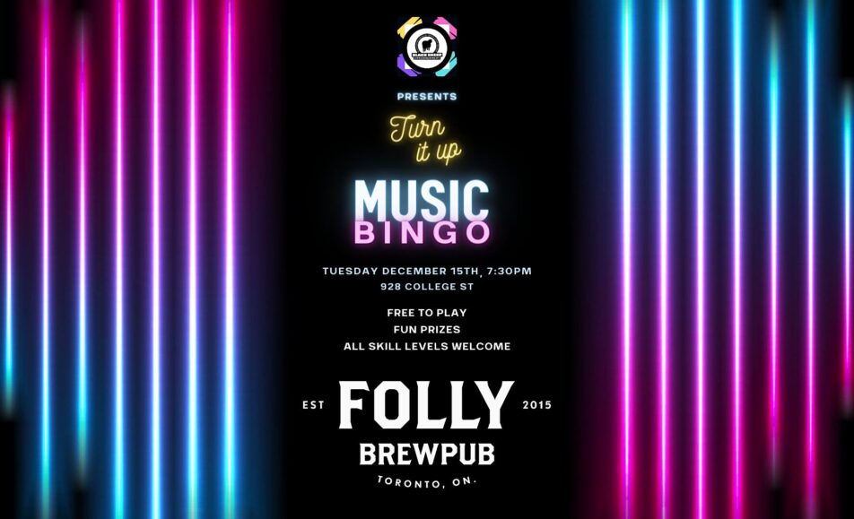 Music Bingo at Folly Brewpub