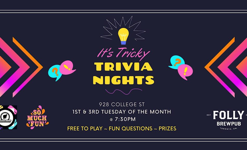 It’s Tricky Trivia at Folly Brewpub