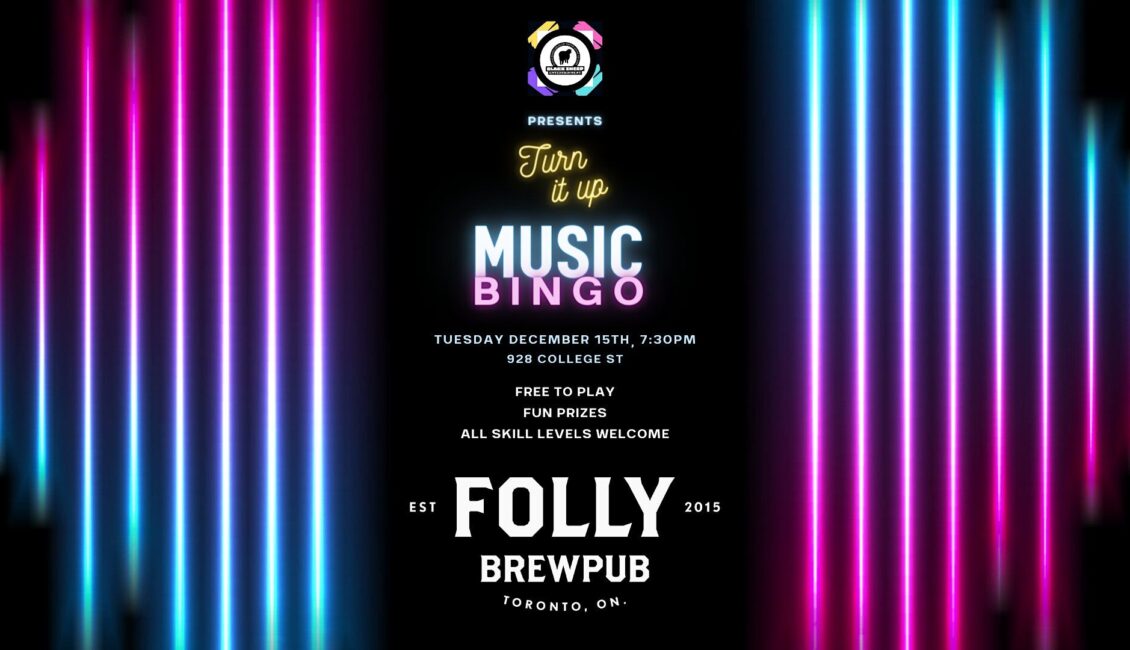 Music Bingo at Folly Brewpub