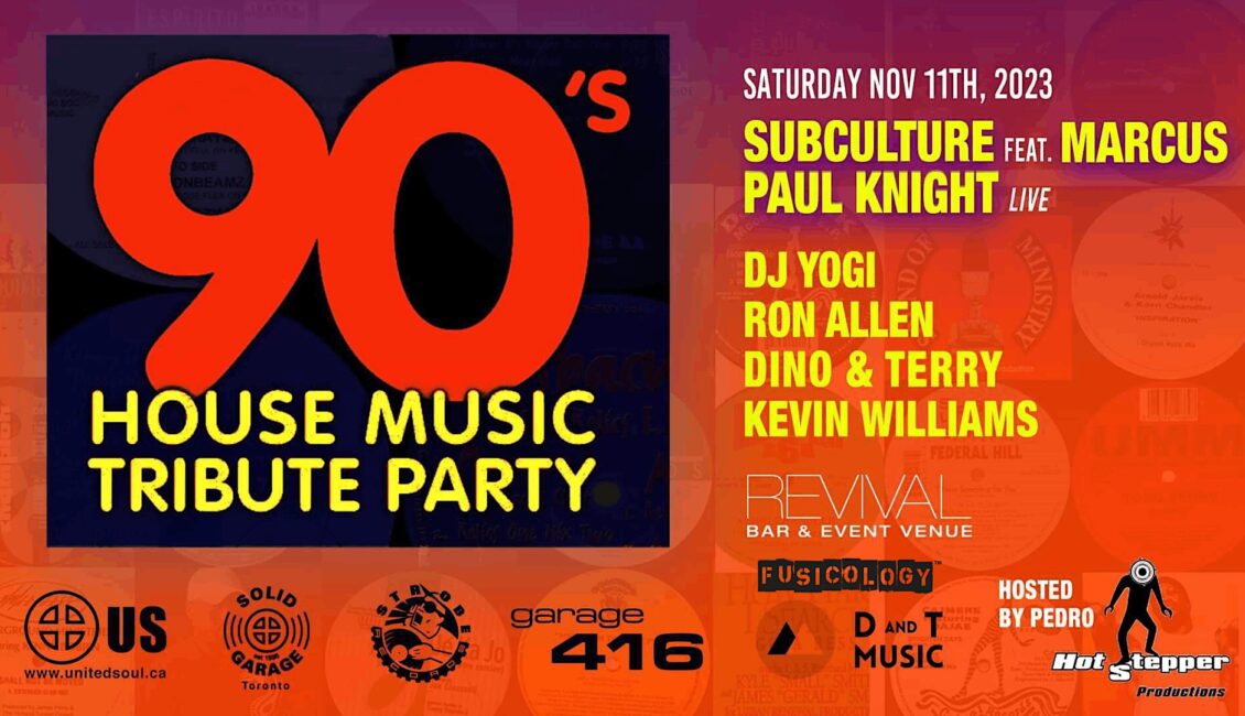 90’s House Music Tribute Party