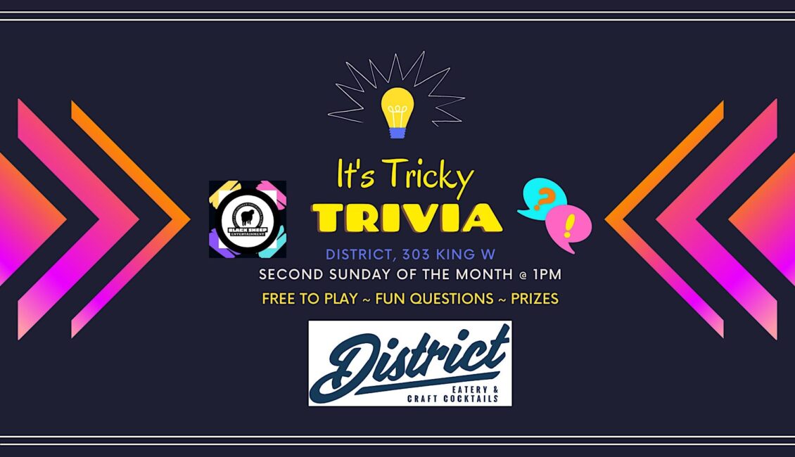 It’s Tricky Trivia at District Eatery