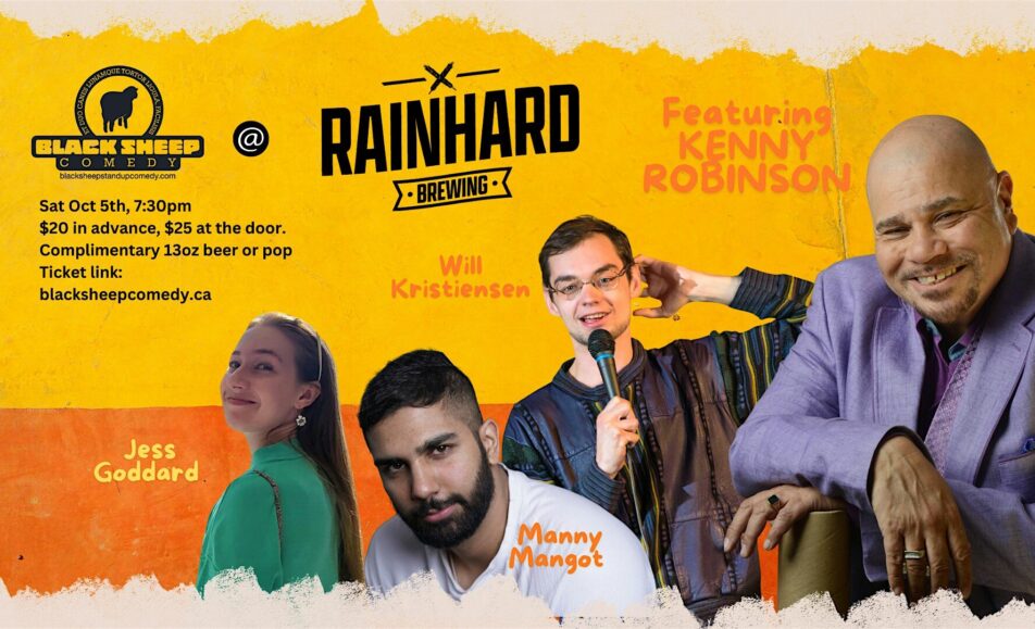 Black Sheep Comedy @ Rainhard Brewing Featuring KENNY ROBINSON