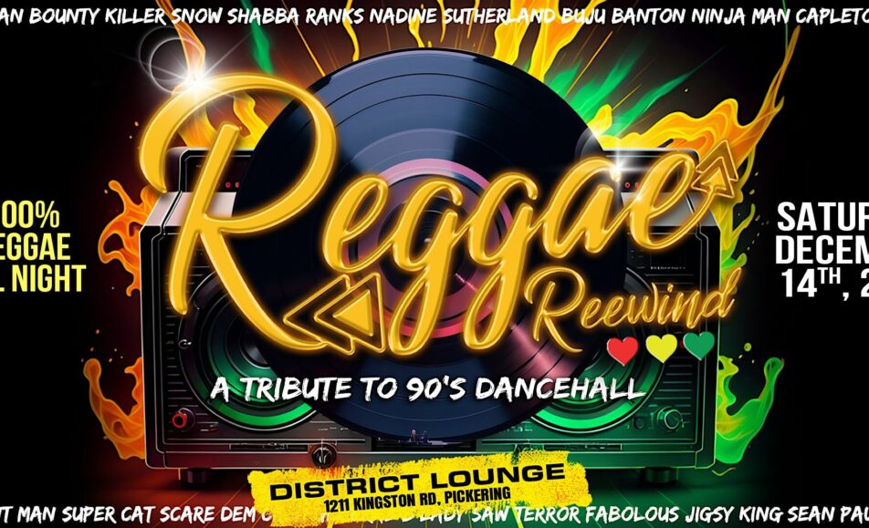 REGGAE REEWIND – A Tribute To 90’s Dancehall