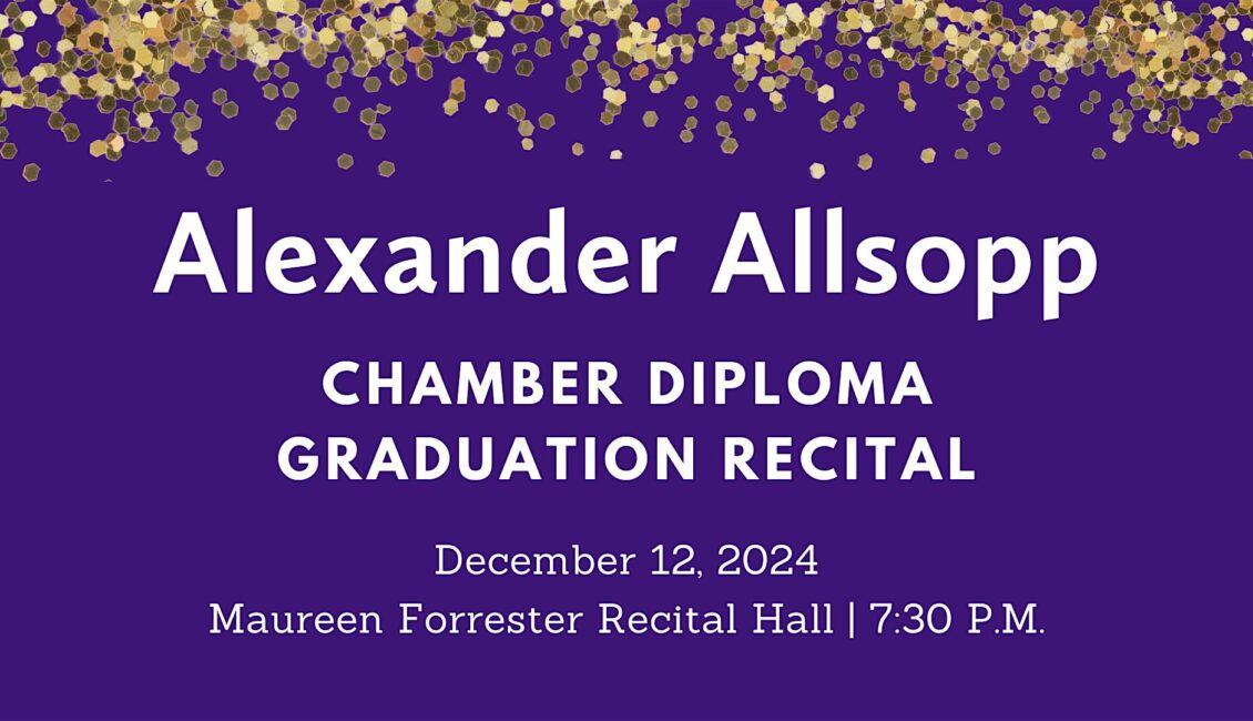 Graduation Recital: Alexander Allsopp, trombone