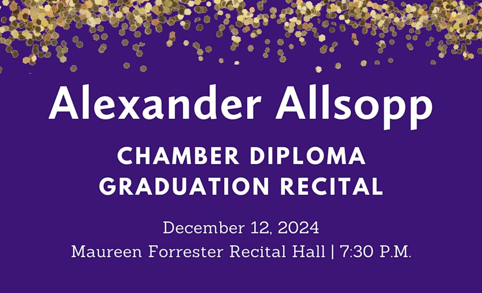 Graduation Recital: Alexander Allsopp, trombone