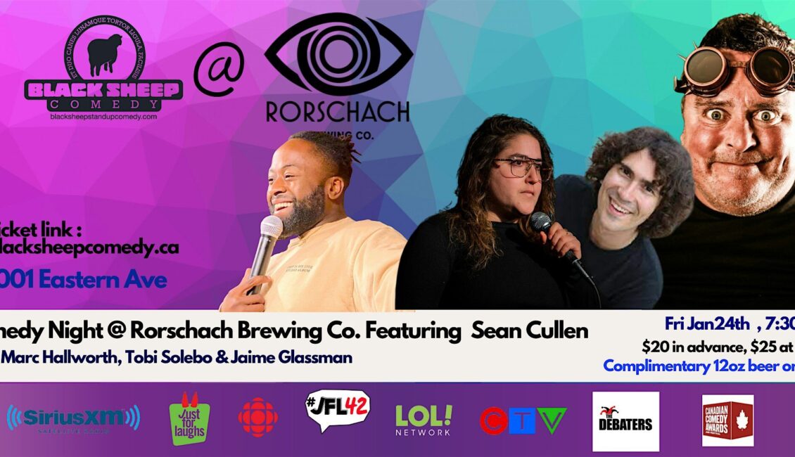 Black Sheep Comedy @ Rorschach Brewing Co. Featuring SEAN CULLEN