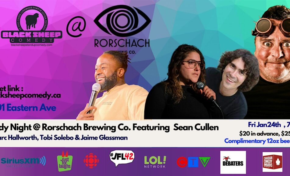 Black Sheep Comedy @ Rorschach Brewing Co. Featuring SEAN CULLEN