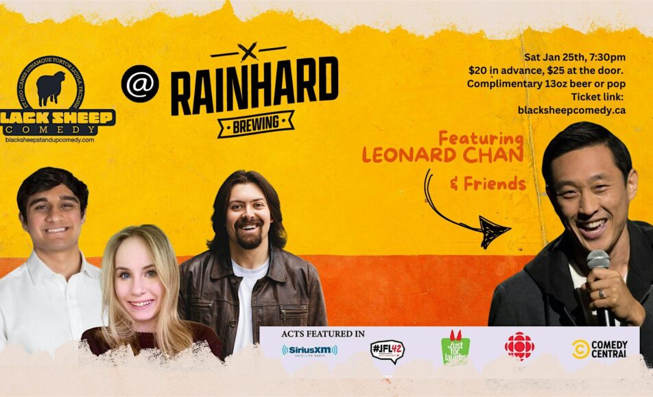 Black Sheep Comedy @ Rainhard Brewing Co. Featuring LEONARD CHAN