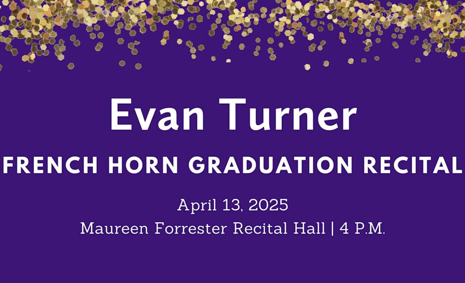 Graduation Recital: Evan Turner, French horn