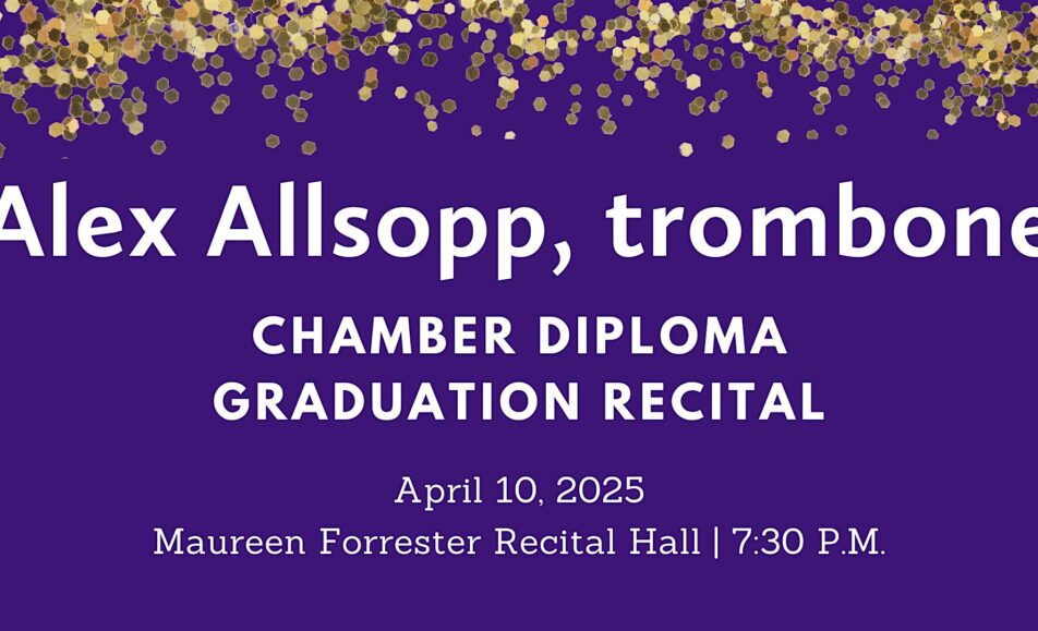 Graduation Recital: Alex Allsopp, trombone