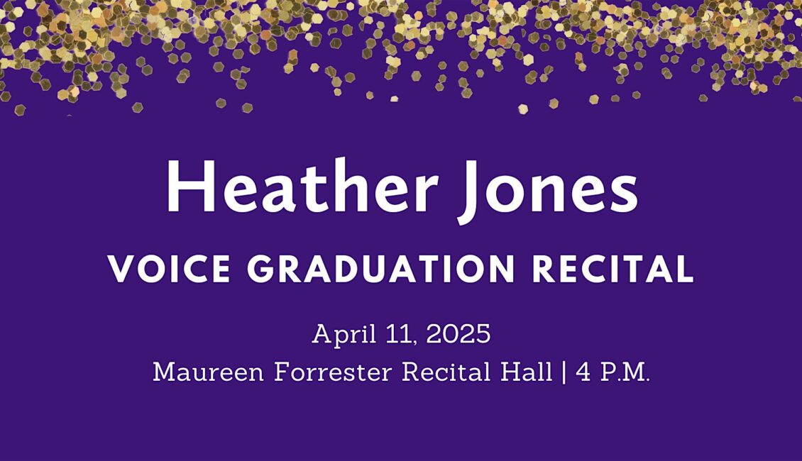 Graduation Recital: Heather Jones, voice