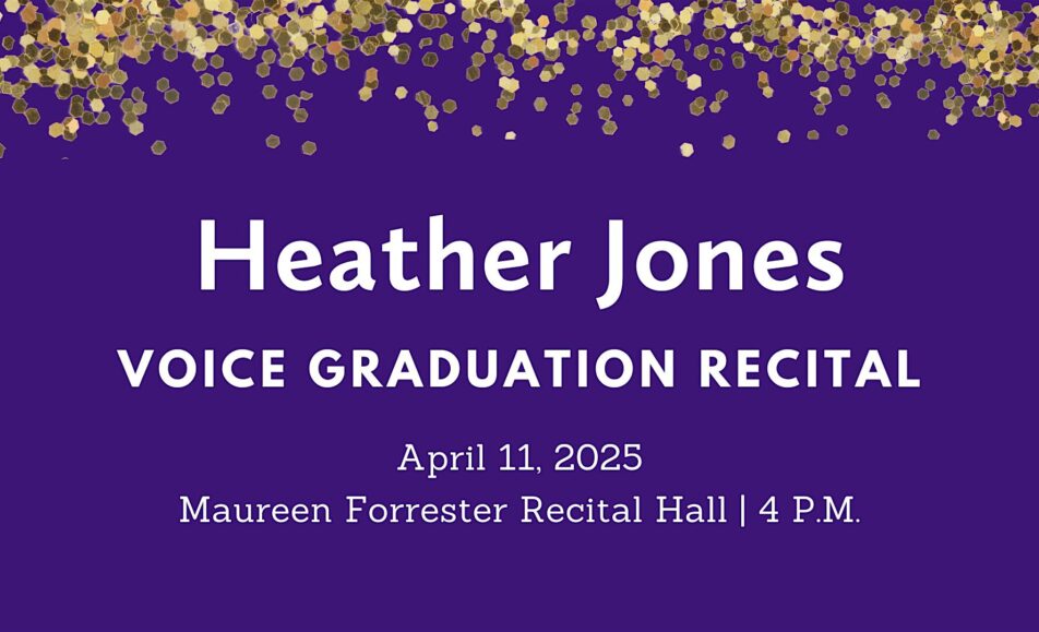 Graduation Recital: Heather Jones, voice