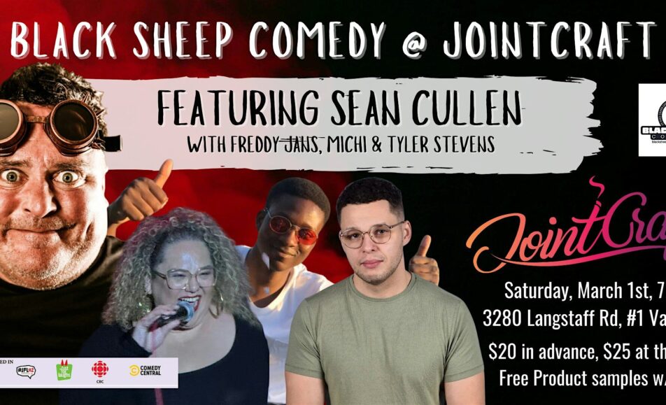 Black Sheep Comedy @ JointCraft Featuring SEAN CULLEN