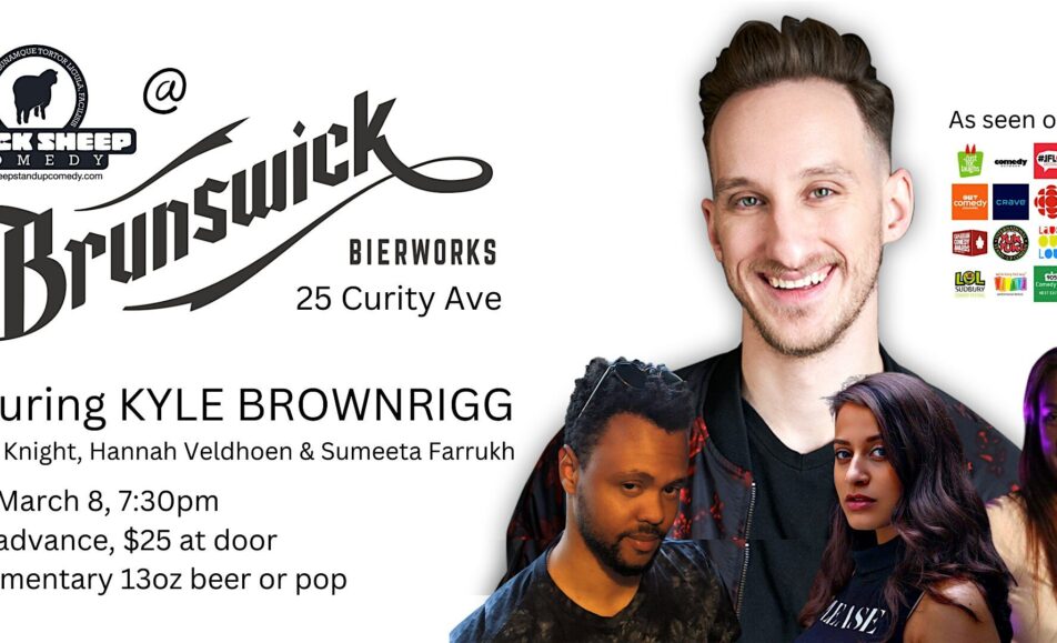 Black Sheep Comedy @ Brunswick Bierworks Featuring KYLE BROWNRIGG