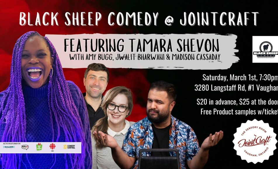 Black Sheep Comedy @ JointCraft Featuring TAMARA SHEVON