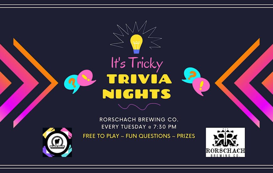 It’s Tricky Trivia at Rorschach Brewing Co.