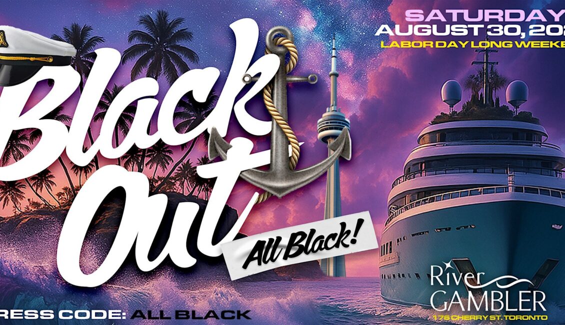 BLACK OUT – THE ALL BLACK BOAT CRUISE BLACK OUT – THE ALL BLACK BOAT CRUISE