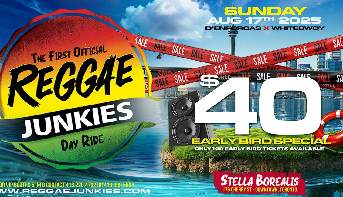 REGGAE JUNKIES DAY RIDE – We Going On The Water! REGGAE JUNKIES DAY RIDE – We Going On The Water!