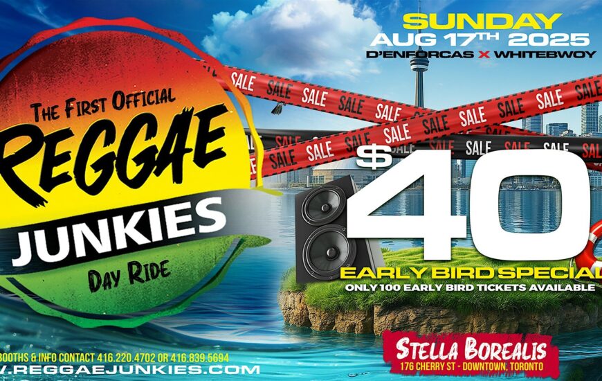 REGGAE JUNKIES DAY RIDE – We Going On The Water!