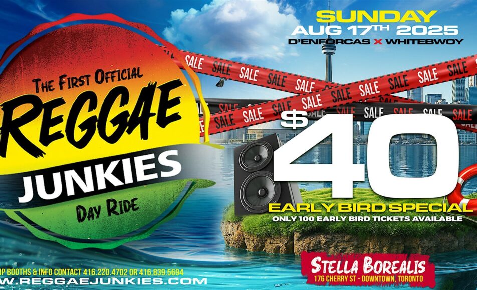 REGGAE JUNKIES DAY RIDE – We Going On The Water!