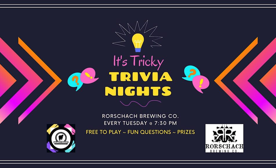 It’s Tricky Trivia at Rorschach Brewing Co.