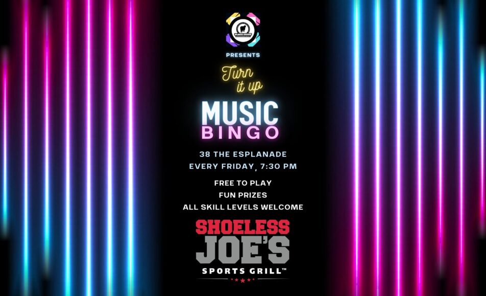 Music Bingo @ Shoeless Joe’s, The Esplanade